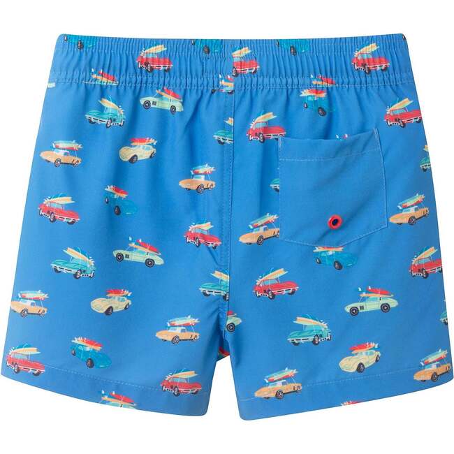 Kids (4-7) Swim Trunk, Retro Surf Car - Swim Trunks - 6