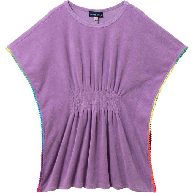 Girls Terry Cover-Up,  Purple
