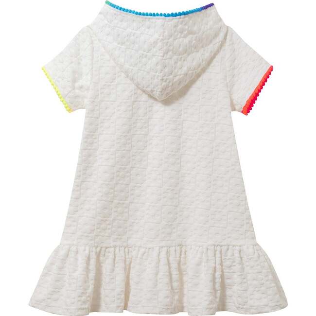 Girls Terry Cover-Up Dress,  White