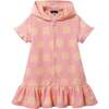 Girls Terry Cover-Up, Pink Floral - Cover-Ups - 1 - thumbnail