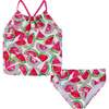 Girls Tankini Set,  Watermelon Print - Two Pieces - 1 - thumbnail