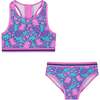 Girls Tankini,  Pineapple Print - Mixed Apparel Set - 1 - thumbnail