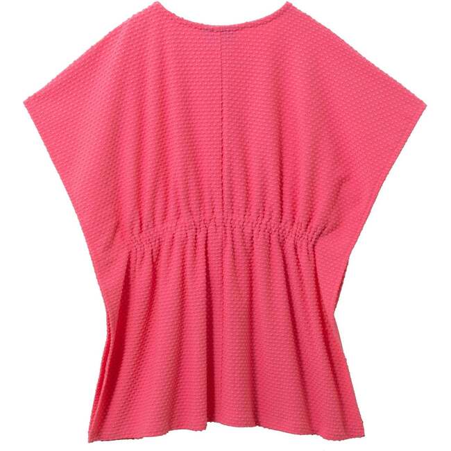 Girls Textured Cover-Up,  Neon Pink - Cover-Ups - 5