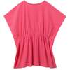 Girls Textured Cover-Up,  Neon Pink - Cover-Ups - 5