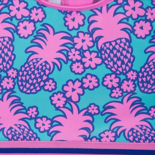 Girls Tankini,  Pineapple Print - Mixed Apparel Set - 5