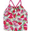 Girls Tankini Set,  Watermelon Print - Two Pieces - 7
