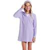 Tween Girls Terry Cover-Up,  Purple Daisy - Cover-Ups - 3