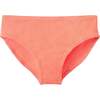 Tween Girls Textured Terry Bikini,  Coral - One Pieces - 7