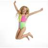 Tween Girls Rib One-Piece Swimsuit,  Colorblock - One Pieces - 2