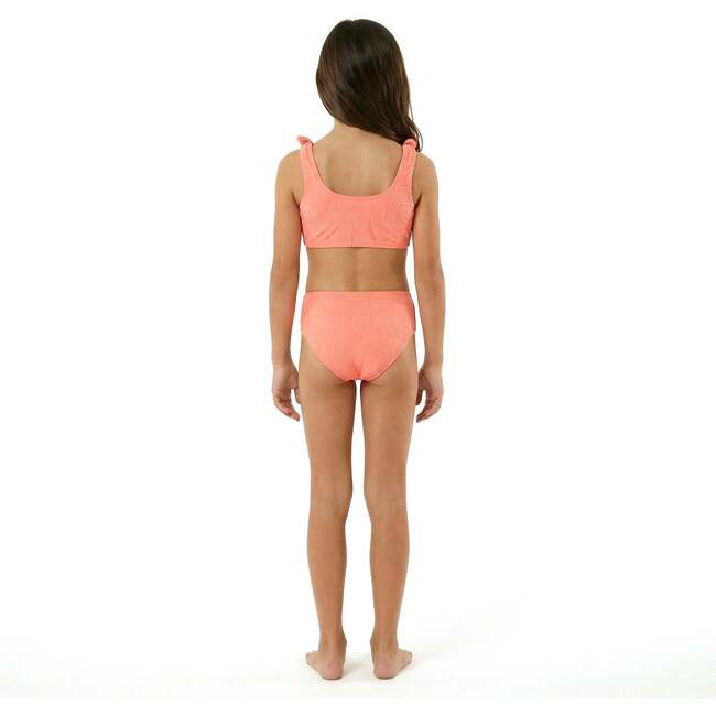 Tween Girls Terry Bikini & Cover-Up Set,  Coral - Mixed Apparel Set - 4