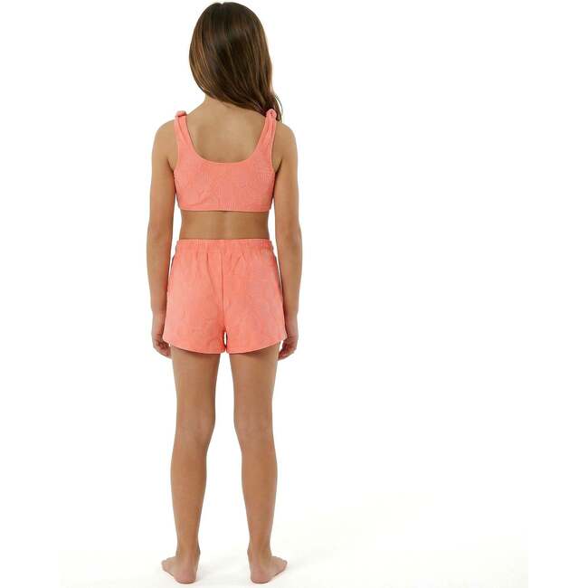 Tween Girls Terry Bikini & Cover-Up Set,  Coral - Mixed Apparel Set - 5