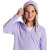 Tween Girls Terry Cover-Up,  Purple Daisy - Cover-Ups - 7