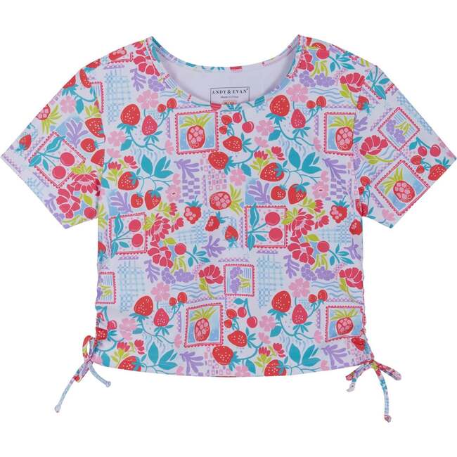 Tween Girls Rashguard Set, Fruit Print - Rash Guards - 3