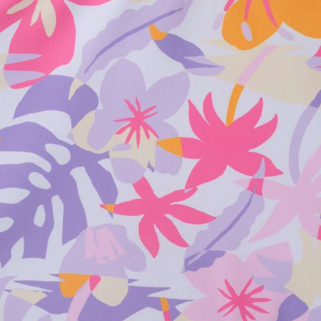 Tween Girls Rashguard Set, Palm Print - Rash Guards - 5