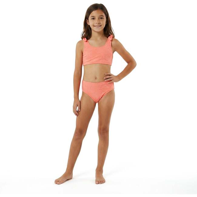 Tween Girls Terry Bikini & Cover-Up Set,  Coral - Mixed Apparel Set - 6