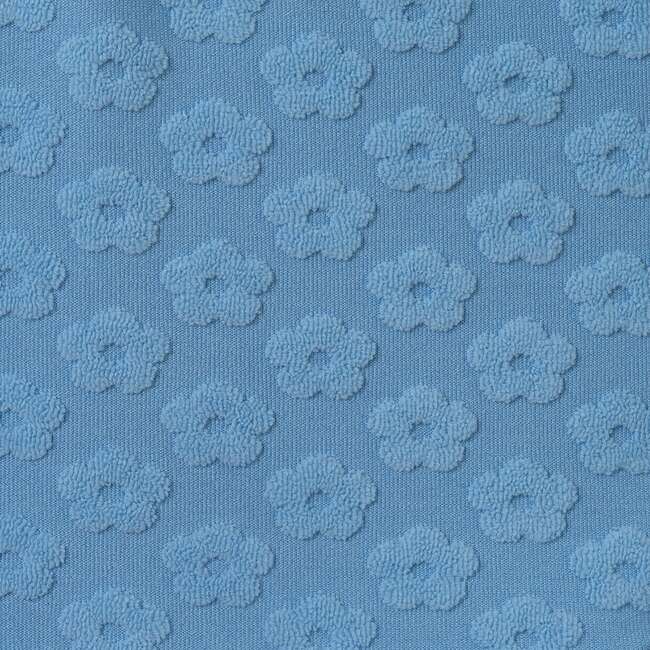 Tween Girls Terry Bikini Cover Up Set,  Blue Floral - Mixed Apparel Set - 7