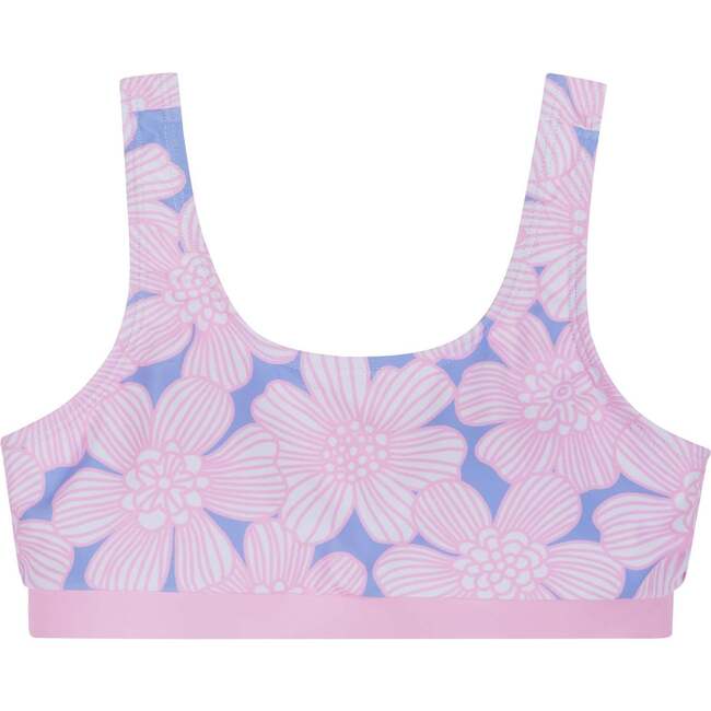 Tween Girls Purple Bikini,  Floral Print - One Pieces - 5