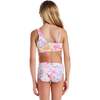 Tween Girls Asymmetrical Bikini,  Palm Print - One Pieces - 3