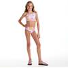 Tween Girls Asymmetrical Bikini,  Palm Print - One Pieces - 5