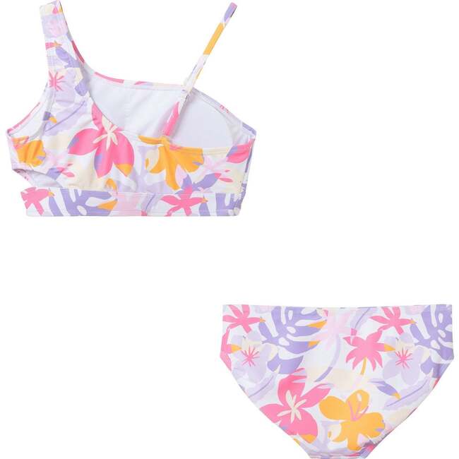 Tween Girls Asymmetrical Bikini,  Palm Print - One Pieces - 6