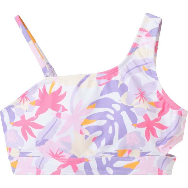 Tween Girls Asymmetrical Bikini,  Palm Print - One Pieces - 7