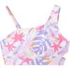 Tween Girls Asymmetrical Bikini,  Palm Print - One Pieces - 7