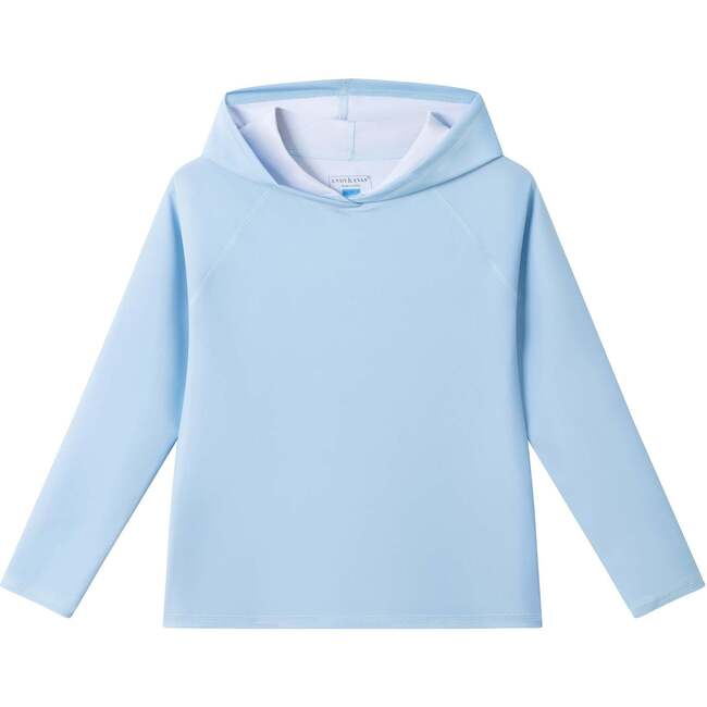 Tween Boys (8-18 Years) Hooded Rashguard, Light Blue