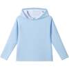 Tween Boys (8-18 Years) Hooded Rashguard, Light Blue - Rash Guards - 1 - thumbnail