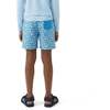 Tween Boys Comfort-Stretch Boardshort, Blue Floral - Shorts - 3