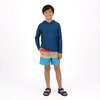 Tween Boys Swim Trunk, Multi Stripe - Shorts - 4 - thumbnail