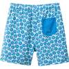 Tween Boys Comfort-Stretch Boardshort, Blue Floral - Shorts - 5