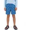 Tween Boys (12-18 Years) Comfort-Stretch Lined Boardshort, Geo Wave - Swim Trunks - 2
