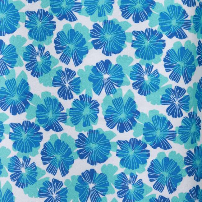 Tween Boys Comfort-Stretch Boardshort, Blue Floral - Shorts - 7