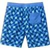Tween Boys (12-18 Years) Comfort-Stretch Lined Boardshort, Geo Wave - Swim Trunks - 5