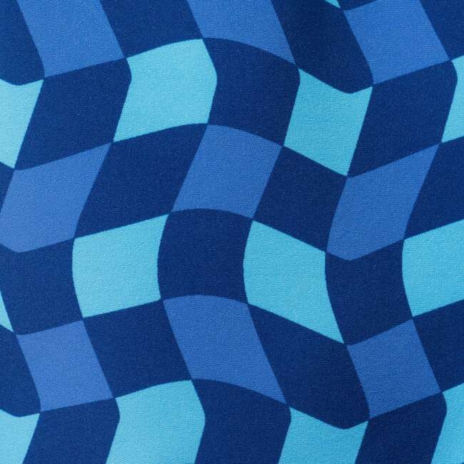 Tween Boys (12-18 Years) Comfort-Stretch Lined Boardshort, Geo Wave - Swim Trunks - 6