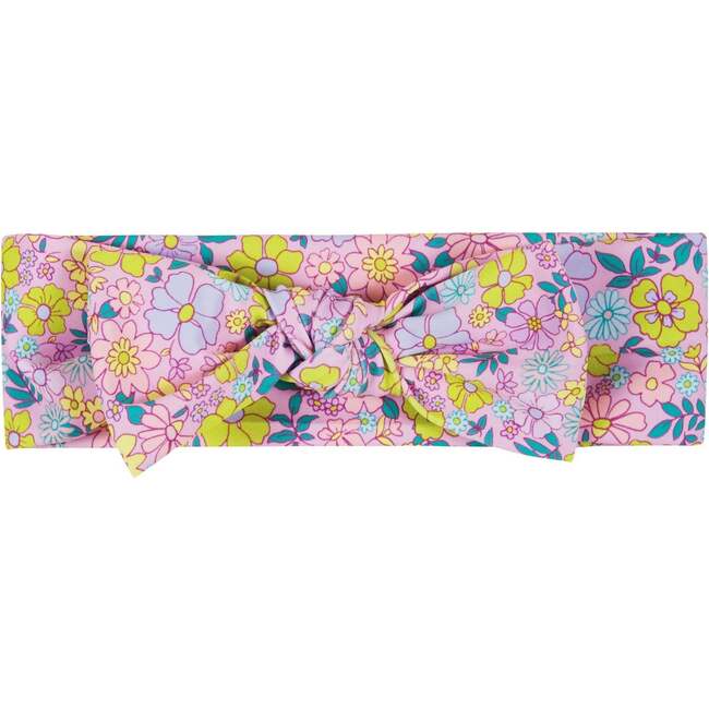 Girls Ruffle Bikini W/ Headband, Floral Print - Mixed Apparel Set - 6