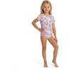 Girls Long Sleeve Rashguard w/ Scrunchie,  Fruit Print - Rash Guards - 2