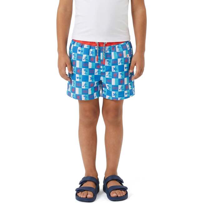 Boys Swim Trunk,  Checkered Beach Icon