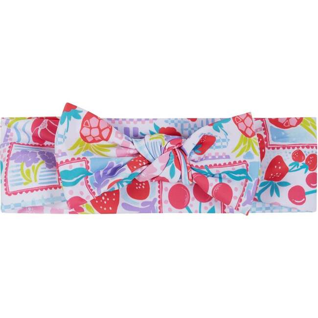 Girls Long Sleeve Rashguard w/ Scrunchie,  Fruit Print - Rash Guards - 5