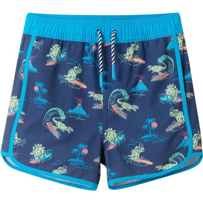 Boys Navy  Swim Trunk,  Beach Icon