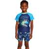 Boys Navy  Swim Trunk,  Beach Icon - Swim Trunks - 2