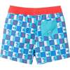 Boys Swim Trunk,  Checkered Beach Icon - Swim Trunks - 5