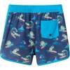 Boys Navy  Swim Trunk,  Beach Icon - Swim Trunks - 3