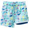 Boys Comfort-Stretch Lined Boardshort, Beach Icon - Shorts - 1 - thumbnail