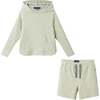 Boys Beige Terry Cover-Up Set,  Beach Icons - Cover-Ups - 1 - thumbnail