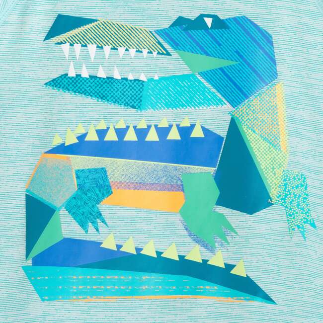 Boys Rashguard Set, Geo Gator - Rash Guards - 5