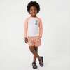 Boys Long Sleeve Rashguard Set, Orange Palm - Rash Guards - 2