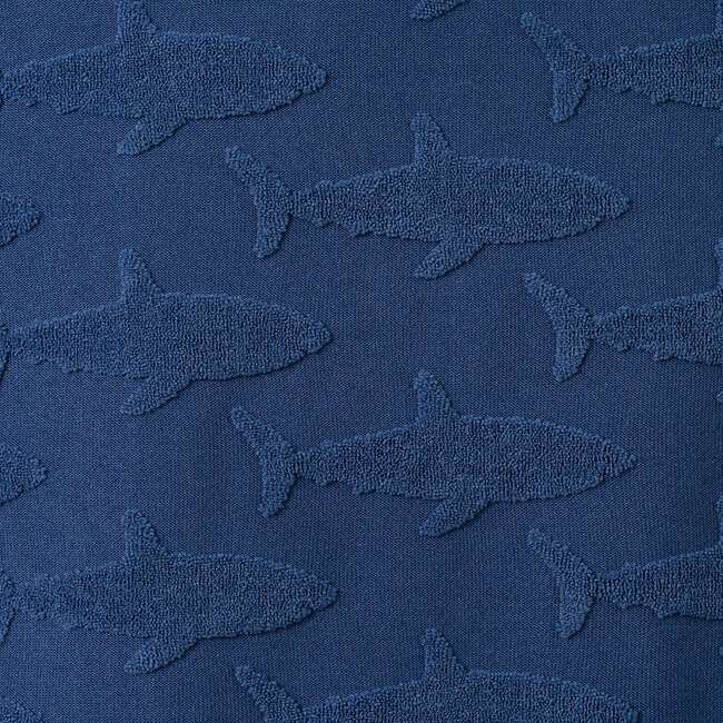 Boys Navy Terry Short Sleeve Cover-Up - Cover-Ups - 6