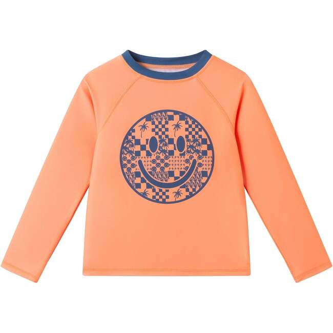 Boys Long Sleeve Rashguard Set, Checker Icon - Rash Guards - 3