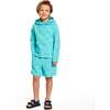 Boys Aqua Terry Cover-Up Set, Palm Tree - Cover-Ups - 5 - thumbnail
